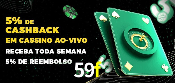 Promoções do cassino ao Vivo 59f